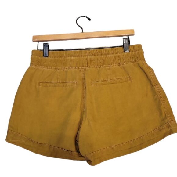 Athleta Cabo Linen Short Toasted Ochre Linen Shorts 0 - Picture 5 of 14